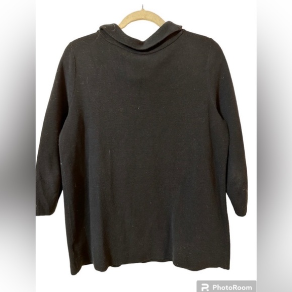 Talbots Long Sleeve Sweater Top - Black - Talbot's Size X (between 12-14) - Picture 2 of 7